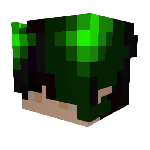 axxell01 Minecraft avatar head, 3D render