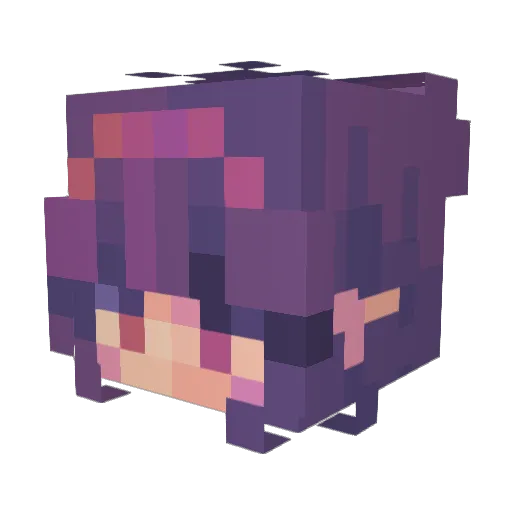 axxxme01 Minecraft avatar head, 3D render