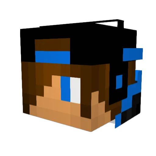 axy002 Minecraft avatar head, 3D render
