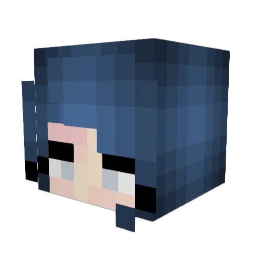 ay_tommy Minecraft avatar head, 3D render
