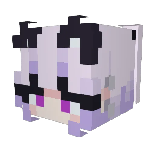 aya0098 Minecraft avatar head, 3D render
