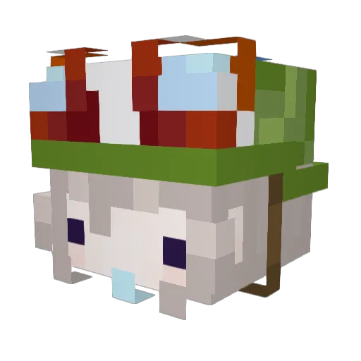ayachi1 Minecraft avatar head, 3D render