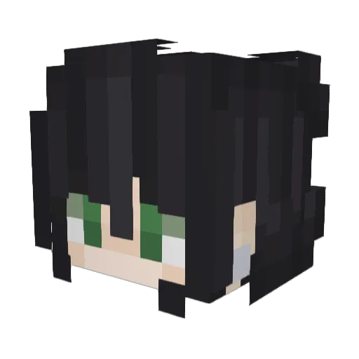 ayaibu04090818 Minecraft avatar head, 3D render