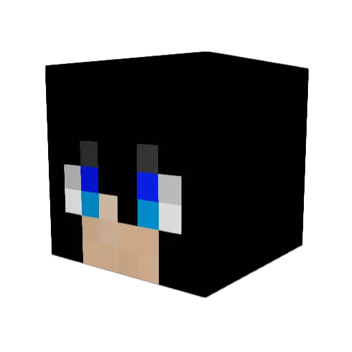 ayane1118 Minecraft avatar head, 3D render