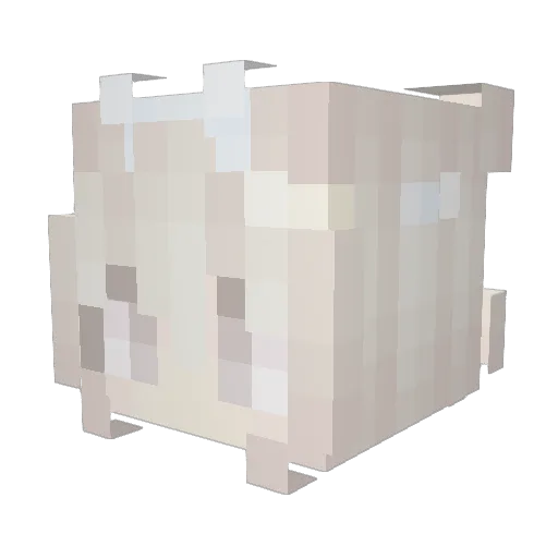 ayarbeee Minecraft avatar head, 3D render