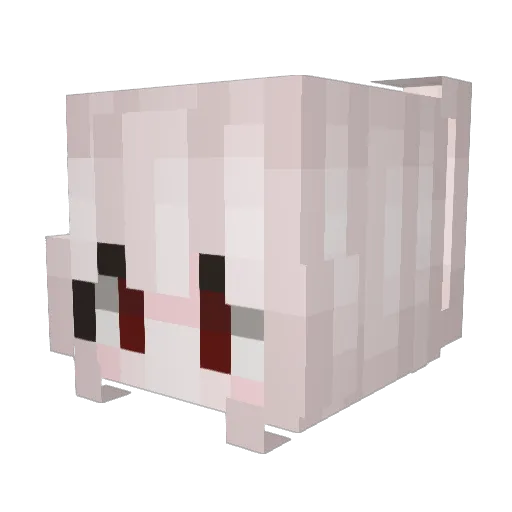 ayceVR Minecraft avatar head, 3D render