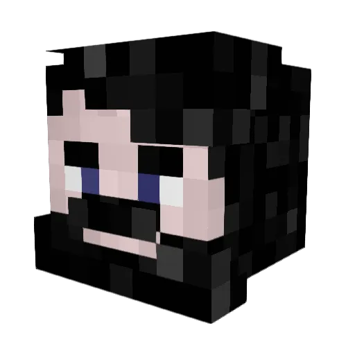 ayedann_ Minecraft avatar head, 3D render
