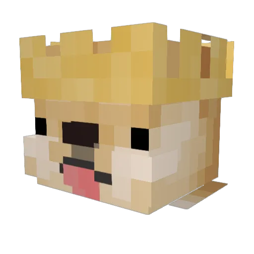 ayeeitzstewie Minecraft avatar head, 3D render