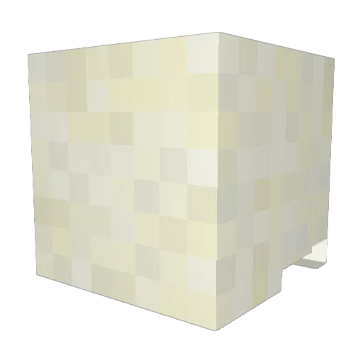 ayellll Minecraft avatar head, 3D render