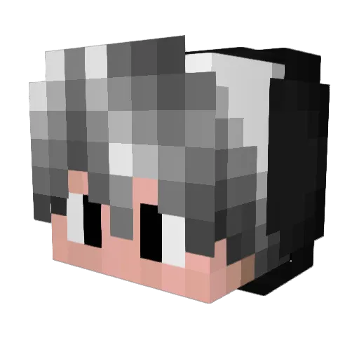 ayepacan4ik Minecraft avatar head, 3D render
