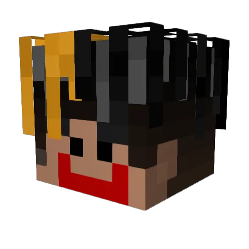 ayetatari_ Minecraft avatar head, 3D render