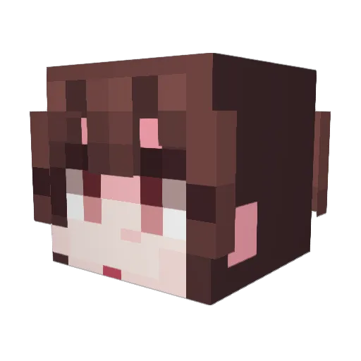 ayh12345 Minecraft avatar head, 3D render