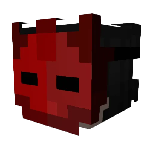 ayhoooooooma Minecraft avatar head, 3D render