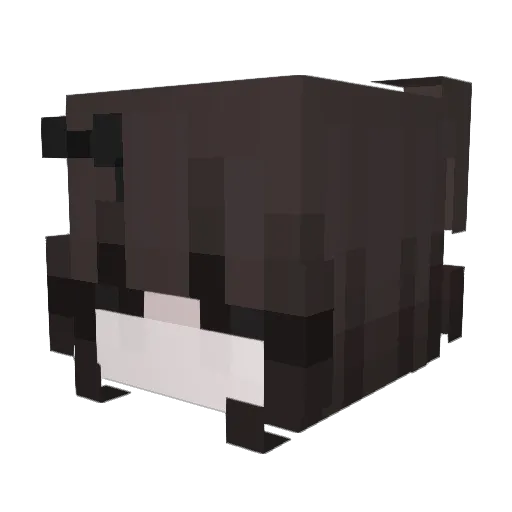 ayiu Minecraft avatar head, 3D render