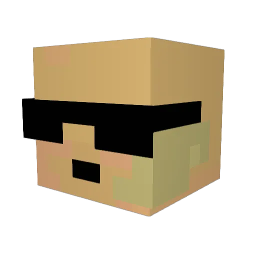 aykut_san Minecraft avatar head, 3D render