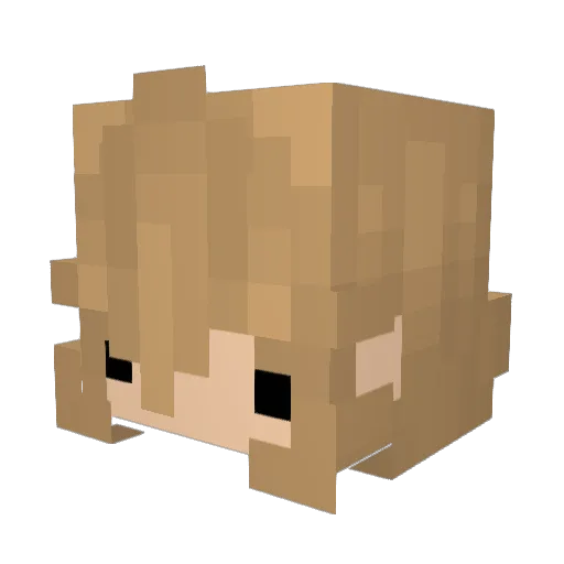 aylaa_b Minecraft avatar head, 3D render