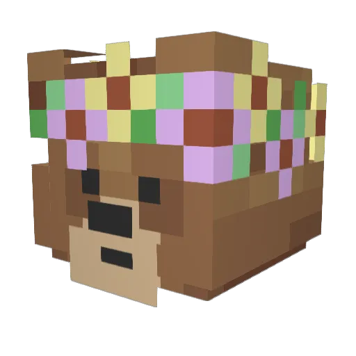 ayleen2507 Minecraft avatar head, 3D render