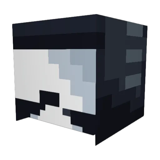 aymooni Minecraft avatar head, 3D render