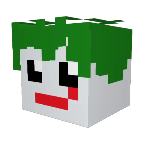 aynil Minecraft avatar head, 3D render