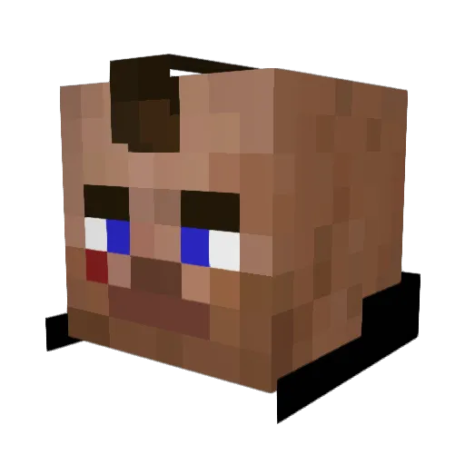 ayo0666 Minecraft avatar head, 3D render