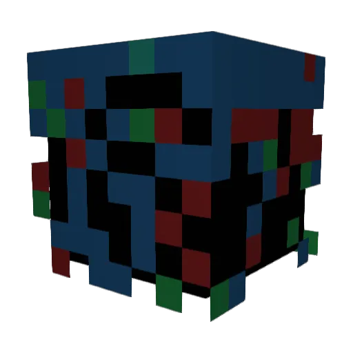 ayoSyn Minecraft avatar head, 3D render