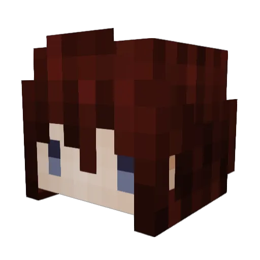 ayo_ayo Minecraft avatar head, 3D render