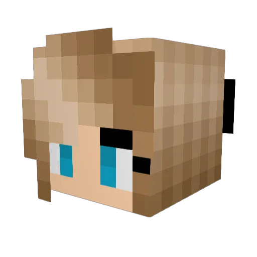 ayo_britt Minecraft avatar head, 3D render