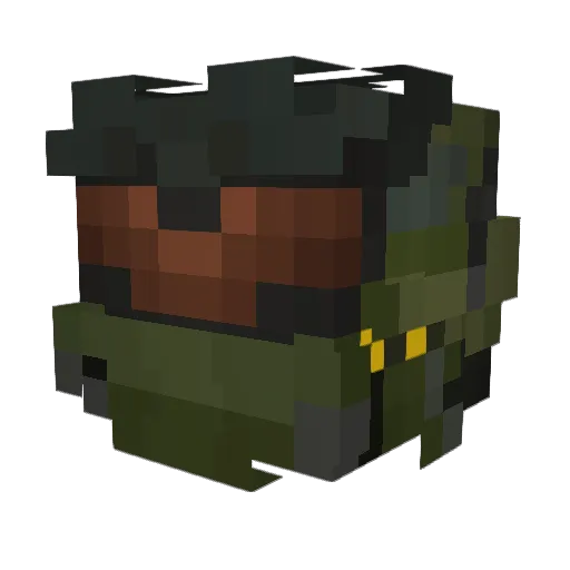 ayoooooitsdior Minecraft avatar head, 3D render