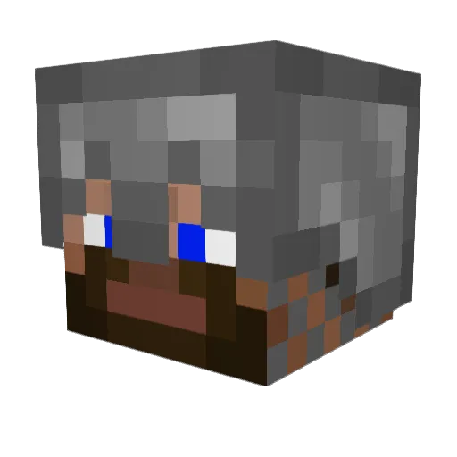 ayotte02 Minecraft avatar head, 3D render