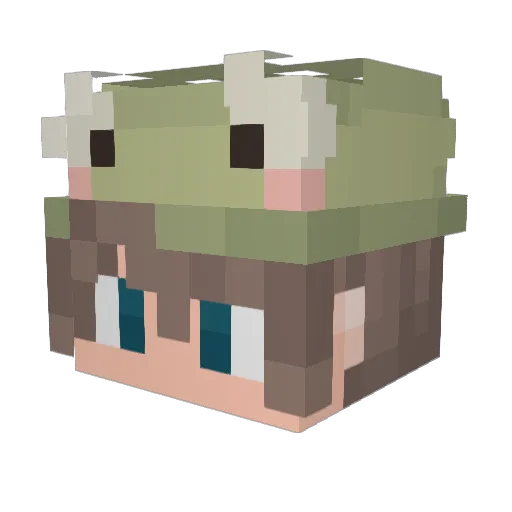 ayrenz156 Minecraft avatar head, 3D render