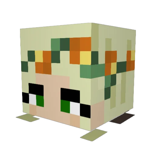 ayresyno1 Minecraft avatar head, 3D render