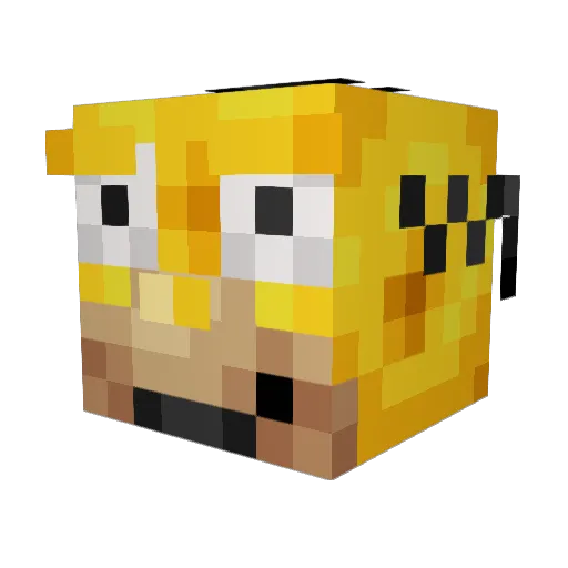 ayrton1219 Minecraft avatar head, 3D render