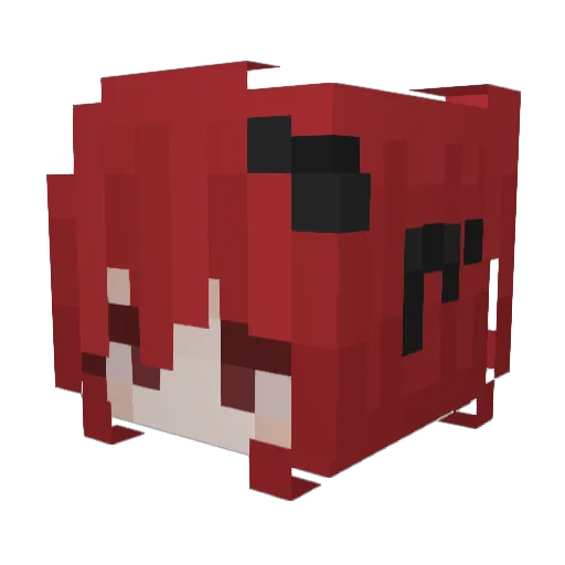 aytsan Minecraft avatar head, 3D render