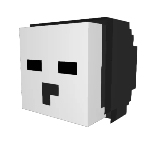 ayuboy893 Minecraft avatar head, 3D render