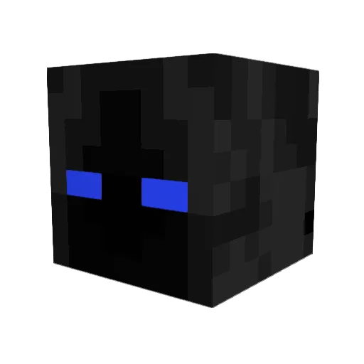 ayukosuke Minecraft avatar head, 3D render