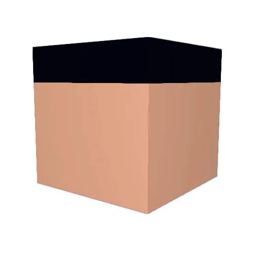 ayumu300 Minecraft avatar head, 3D render