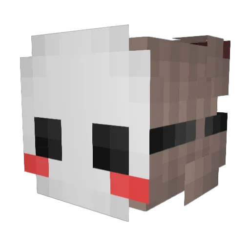 ayuri06 Minecraft avatar head, 3D render