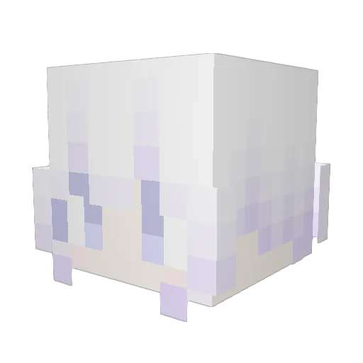 ayuu1321 Minecraft avatar head, 3D render