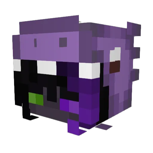 ayvmi Minecraft avatar head, 3D render
