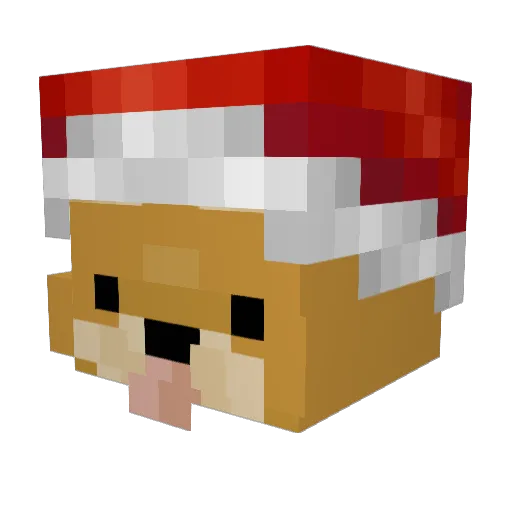 ayyboo Minecraft avatar head, 3D render