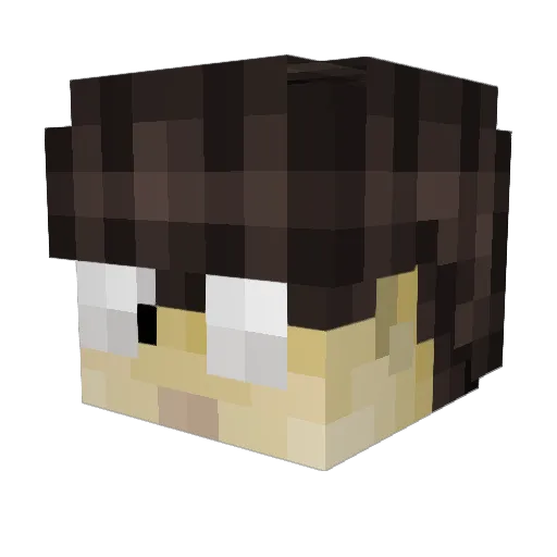 ayythai Minecraft avatar head, 3D render