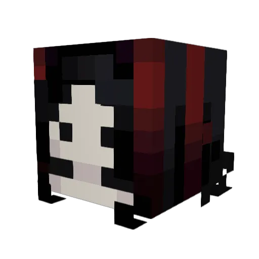ayzaq Minecraft avatar head, 3D render