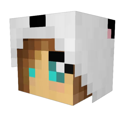 az913 Minecraft avatar head, 3D render