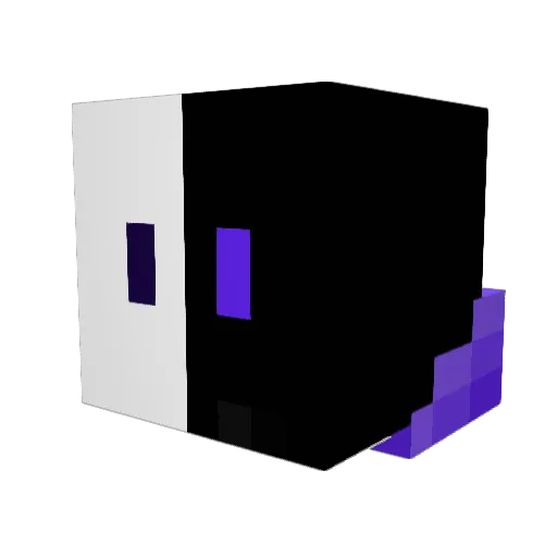 azaWasTaken Minecraft avatar head, 3D render