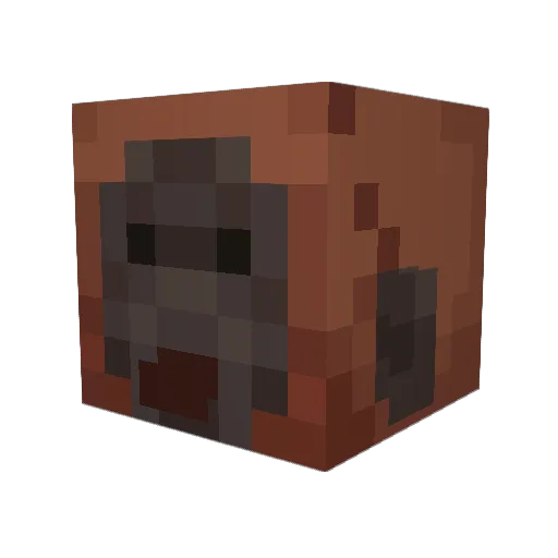 azaaniscool Minecraft avatar head, 3D render