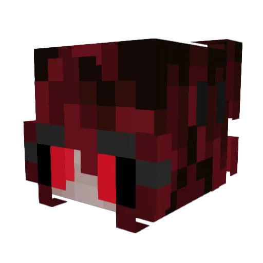 azailion Minecraft avatar head, 3D render