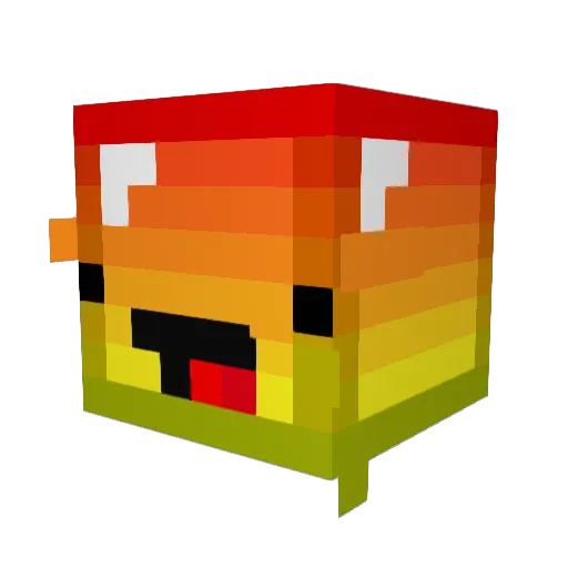 azap710 Minecraft avatar head, 3D render