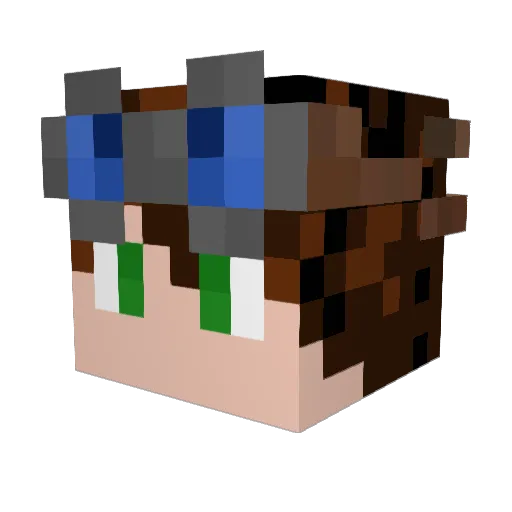azazel5112 Minecraft avatar head, 3D render