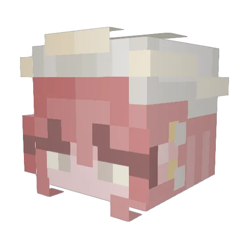 aze60 Minecraft avatar head, 3D render