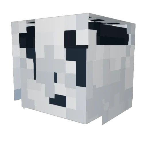 azegect Minecraft avatar head, 3D render